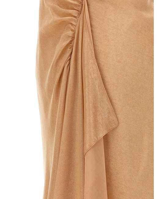 Victoria Beckham 'bias Cami Slip' Jurk in het Natural