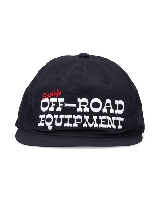 Satisfy Blue Lightweight Running Cap With Wind & Water-Repellent Short Brim for men