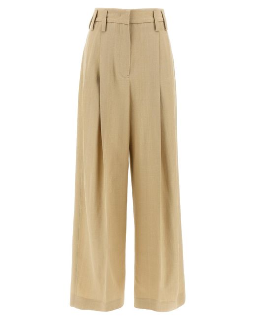 Jil Sander Natural '100 Aw 36' Pants