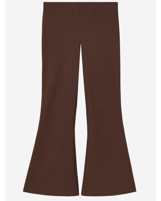 By Malene Birger Brown Stretch Nylon Pants