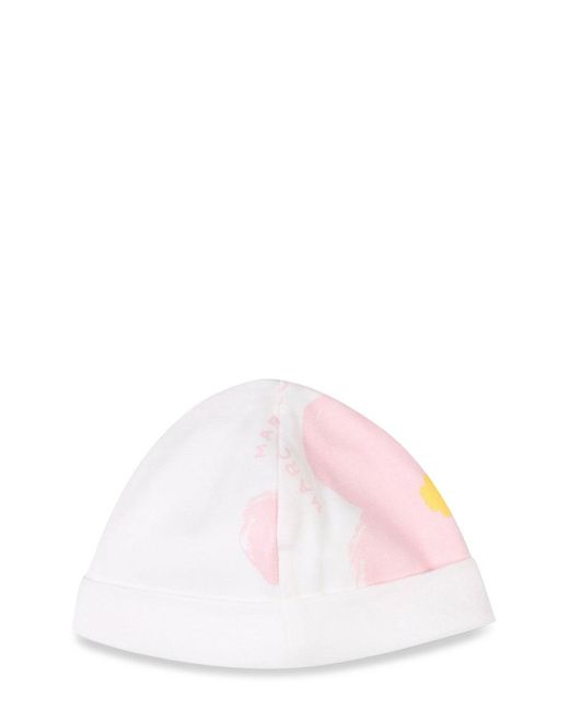 Marc Jacobs Pink Pajama Set With Bib And Hat