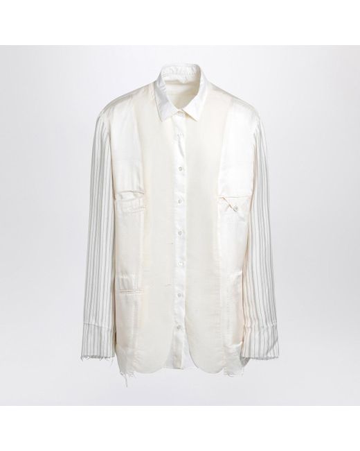 Maison Margiela White Reversible Shirt Anonymity Of The Lining for men