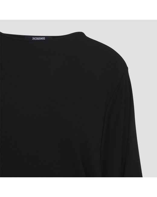 Jacquemus Mistral Mini Dress in het Black