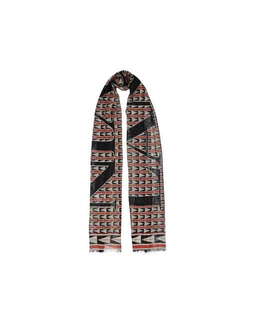 Lanvin Black Wool Scarf