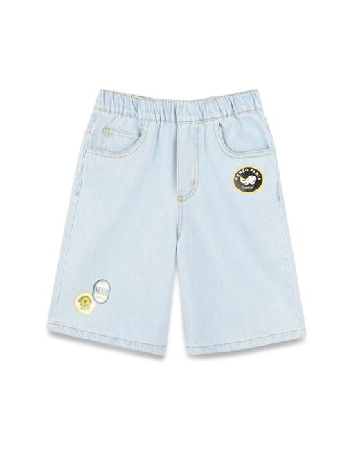 KENZO Blue Bermuda