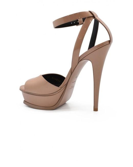 Saint Laurent Multicolor Tribute Lips Sandals