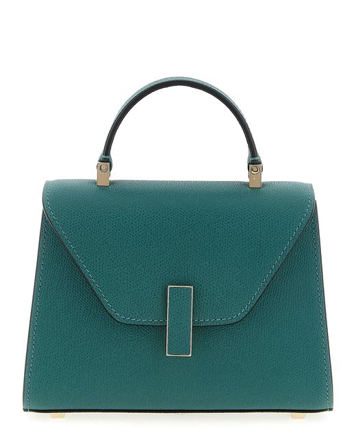 Valextra Green Micro 'iside' Crossbody -Tasche