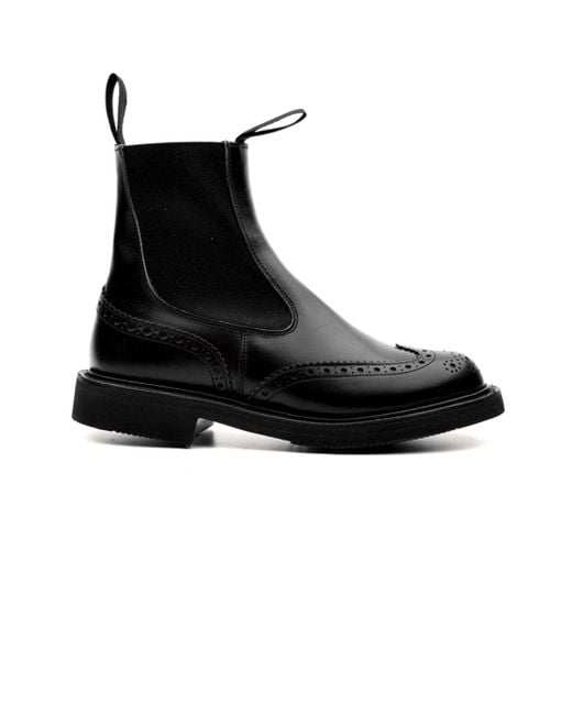 Trampa 's Botas Tricker's de hombre de color Black
