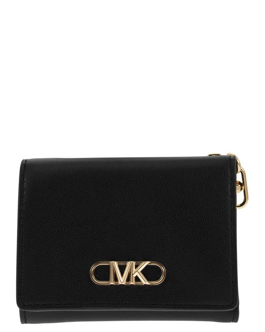 Michael Kors Black Parker - Leather Clover Wallet