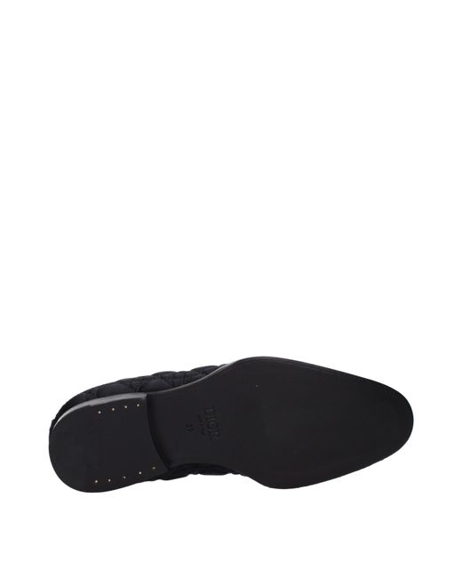 Dior Blue Fabric Slippers