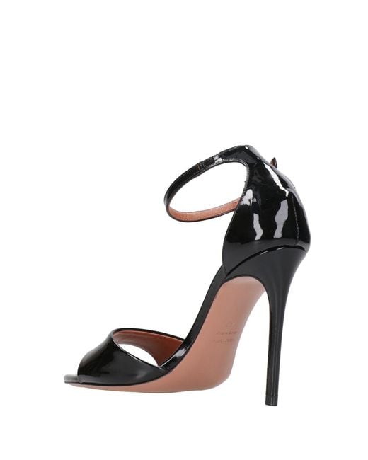 Castagna Black Sandals