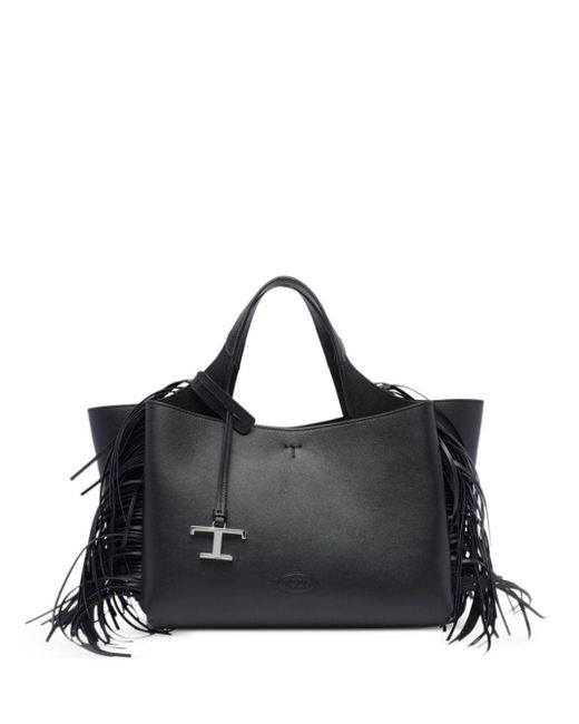 Borsa Tote Con Frange di Tod's in Black