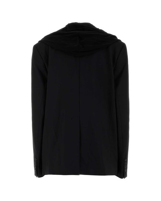 Y. Project Black Stretch Twill Oversize Blazer