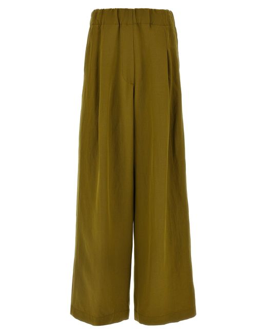 Dries Van Noten Droogt Van Noten 'pila' Broek in het Green