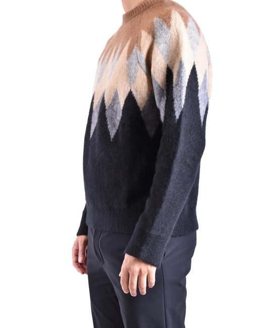 Laneus Black Sweaters for men