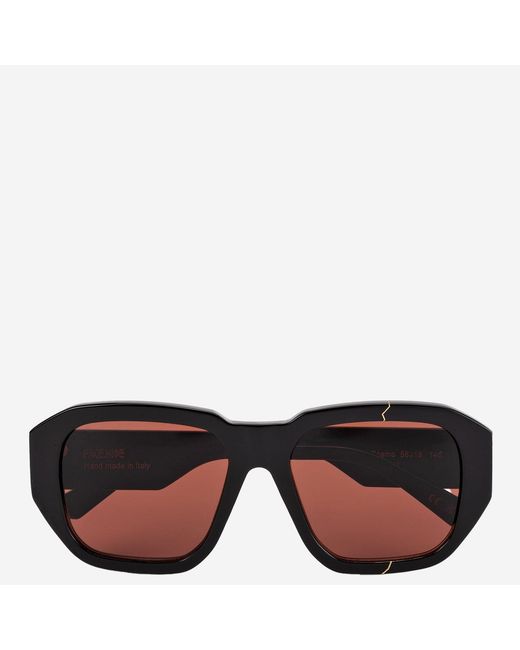 FACE HIDE Black Broken Cosmo Sunglasses With Logo for men