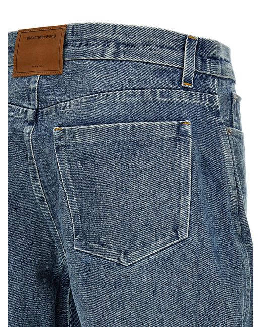 Jeans de mezclilla de Alexander Wang de color Blue