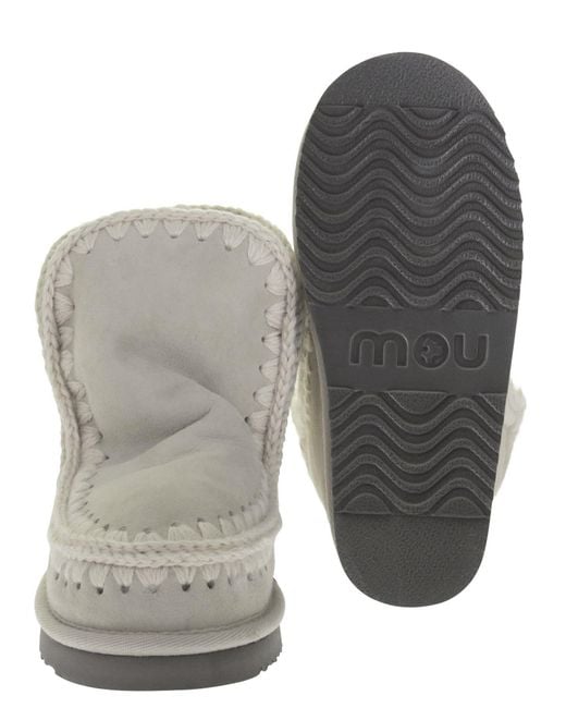 Boot della caviglia Eskimo 18 di Mou in Gray