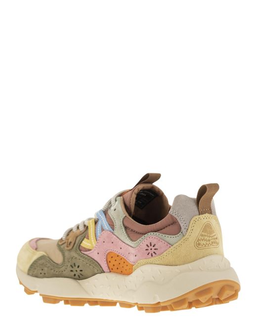 Flower Mountain Brown Yamano 3 Sneakers