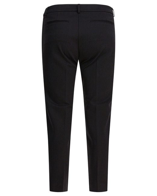 Semler Black Viscose Pants Trousers