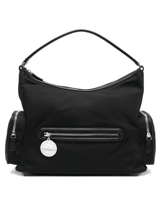 Stella McCartney Black Dartmoor Nylon Shoulder Bag