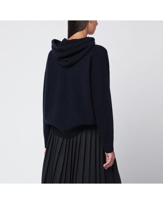 Roberto Collina Blue Wool Sweatshirt
