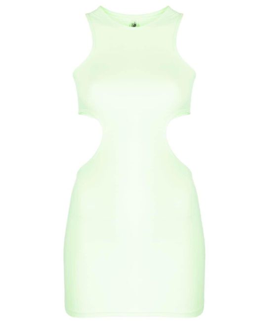 Robe Courte Sans Manches À Découpes Reina Olga en coloris Green