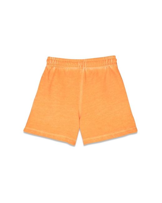 Marcelo Burlon Orange Sweatshorts