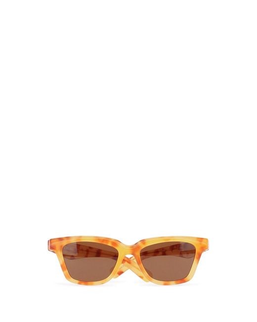 Jacquemus Orange Les Lunettes Carre for men