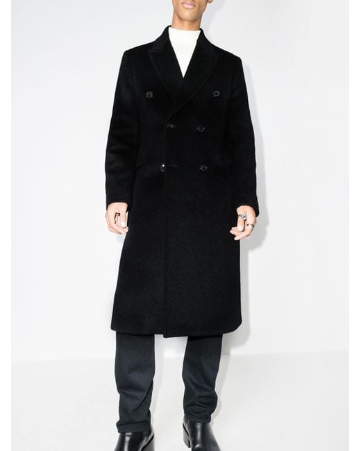 Our Legacy Black Whale Coat for men
