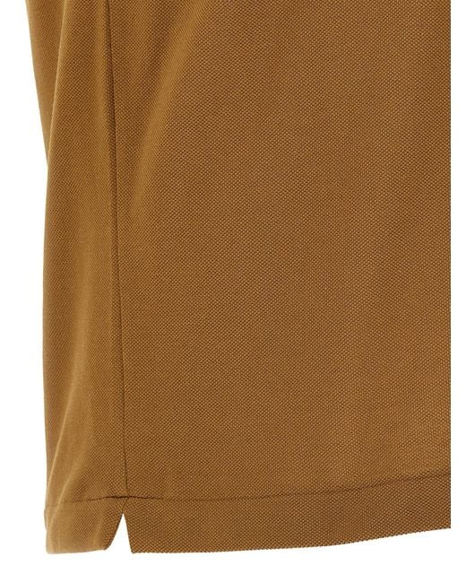 Lacoste Brown Logo Patch Polo Shirt