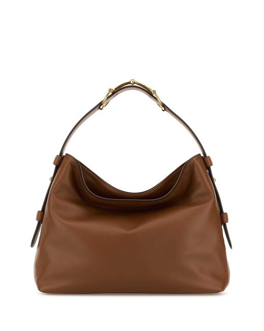 Gucci Brown Caramel Leather Medium Beatrix Shopping Bag