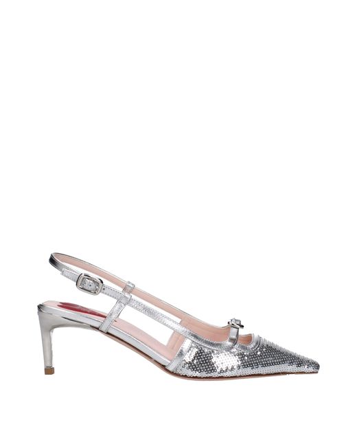 Roger Vivier Metallic Sandals Sequins