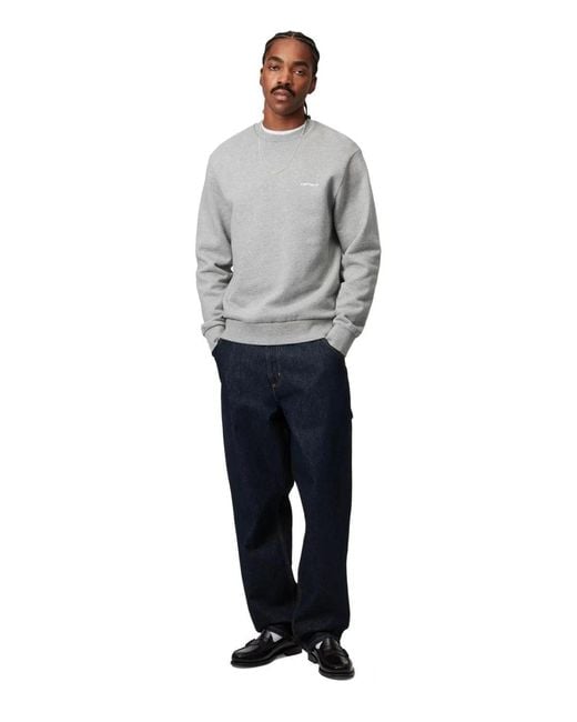 Carhartt Blue Single Knee Dark Jeans