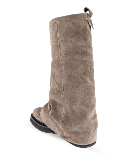The Attico Brown Die Attico -Stiefel grau