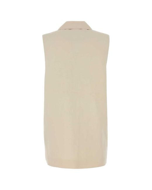 Co. White Drop Armhole Gilet