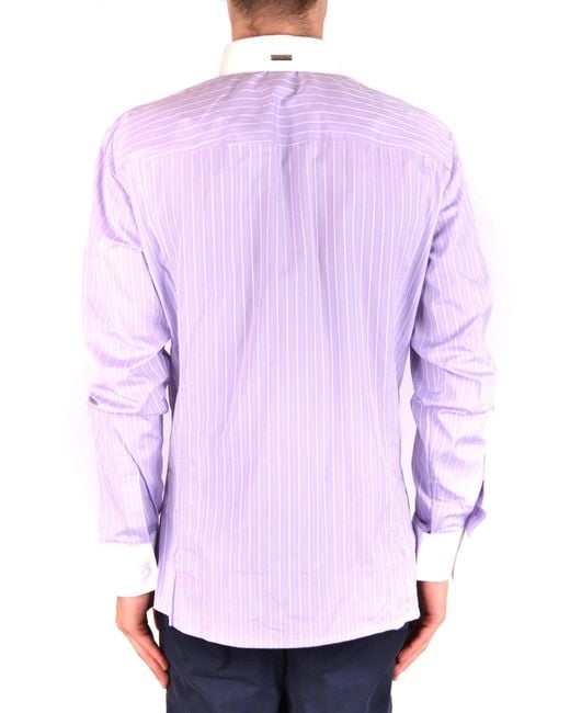Bikkembergs Purple Shirts for men