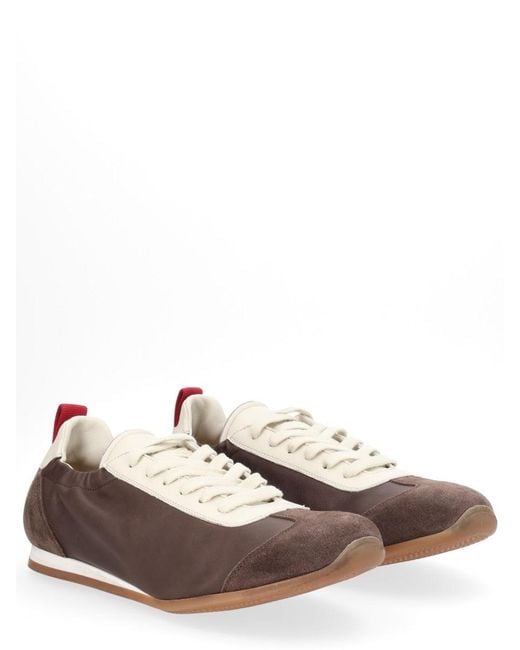 Uma Wang Brown Leather Sneaker for men