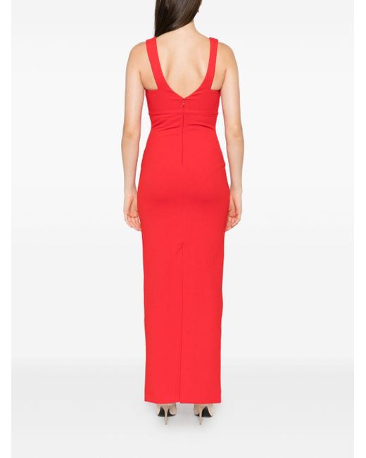 Solace London Red Nalani Maxi Dress