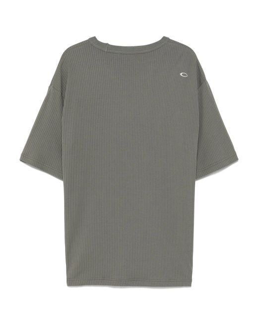 Oakley Gray Ribbed T-Shirt for men
