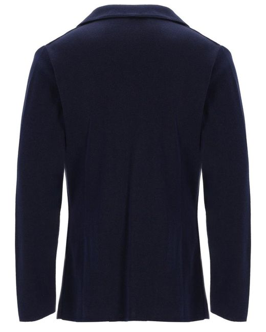 Lardini Blue Knitted Jacket