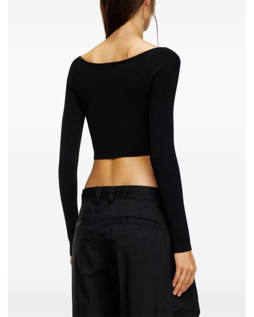 DIESEL Black Oval D Top for men