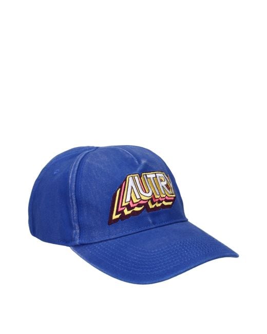 Autry Blue Cotton Caps
