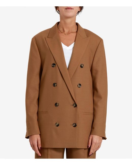 Alberta Ferretti Brown Jackets