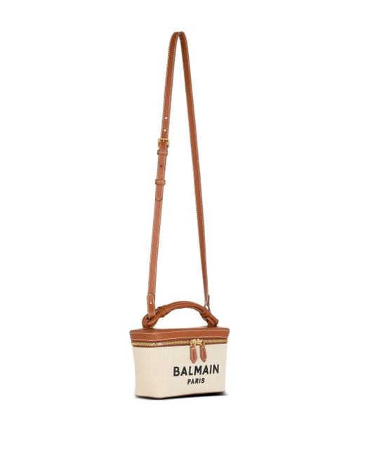 Caso de tocador de lona del ejército B Balmain de color Brown