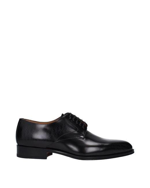 Dior Black Derby Timeless Uomo Pelle Nero for men