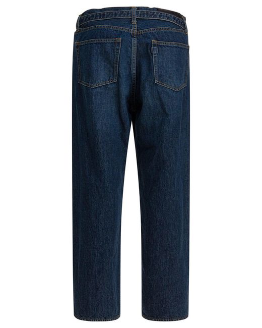 Sacai Blue Relaxed Fit Jeans for men