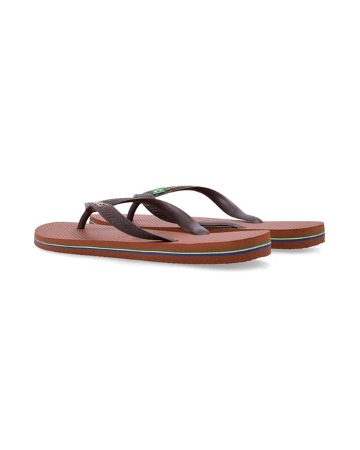 Havaianas Brown Flat Shoes