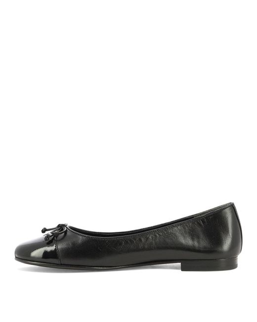 Tory Burch Ballerina's Met Bewerkte Neus in het Black