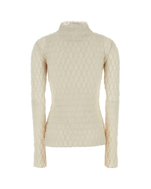 Camilla & Marc White Ivory Stretch Polyester Sissil Top